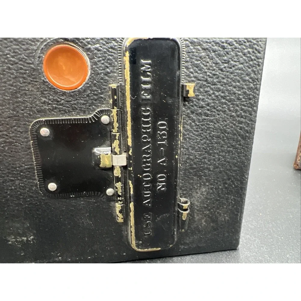 Vintage Eastman Kodak No. 2-C Folding Autographic Brownie Camera With Case